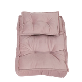 Newborn Photography Props Posing Pillow Cushion Set Velvet Shoots Mini Bed Basket Mattress Cover for Photoshoot Poser Pet Pod