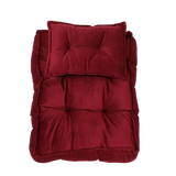 Newborn Photography Props Posing Pillow Cushion Set Velvet Shoots Mini Bed Basket Mattress Cover for Photoshoot Poser Pet Pod