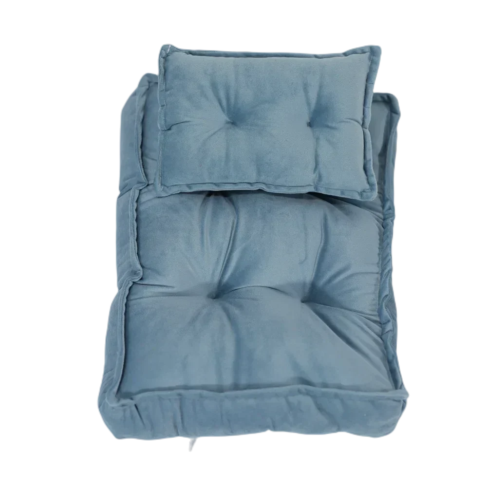 Newborn Photography Props Posing Pillow Cushion Set Velvet Shoots Mini Bed Basket Mattress Cover for Photoshoot Poser Pet Pod