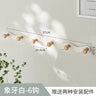 Nordic Wooden Coat Hanger Wall Hooks Home Hotel Porch Living Room Wall Hanging Coat Hook Key Holder Decoration Hook Racks