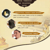 Organic Permanent Hair Shampoo to Dye canas Women Men 500ml Hair Dye Plant Essence Hair Colorng CreamCover Dye Shampoo