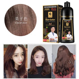Organic Permanent Hair Shampoo to Dye canas Women Men 500ml Hair Dye Plant Essence Hair Colorng CreamCover Dye Shampoo