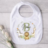 Personalised Baby Bib Safari Animals Bibs Initial with Name Newborn Wild One Birthday Gifts Infant Saliva Towel Baby Shower Gift