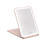 Portable Foldable Travel Makeup Mirror With Led Light Infinity Bedroom Tocador Vanity Mirrors Cute Make Up Tools Accessories