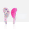 Princess Antiklit Detangling Children Small Hair Comb Cartoon Unicorn Head Massager Anti-static Cute Kids Hairdressing Care Tool