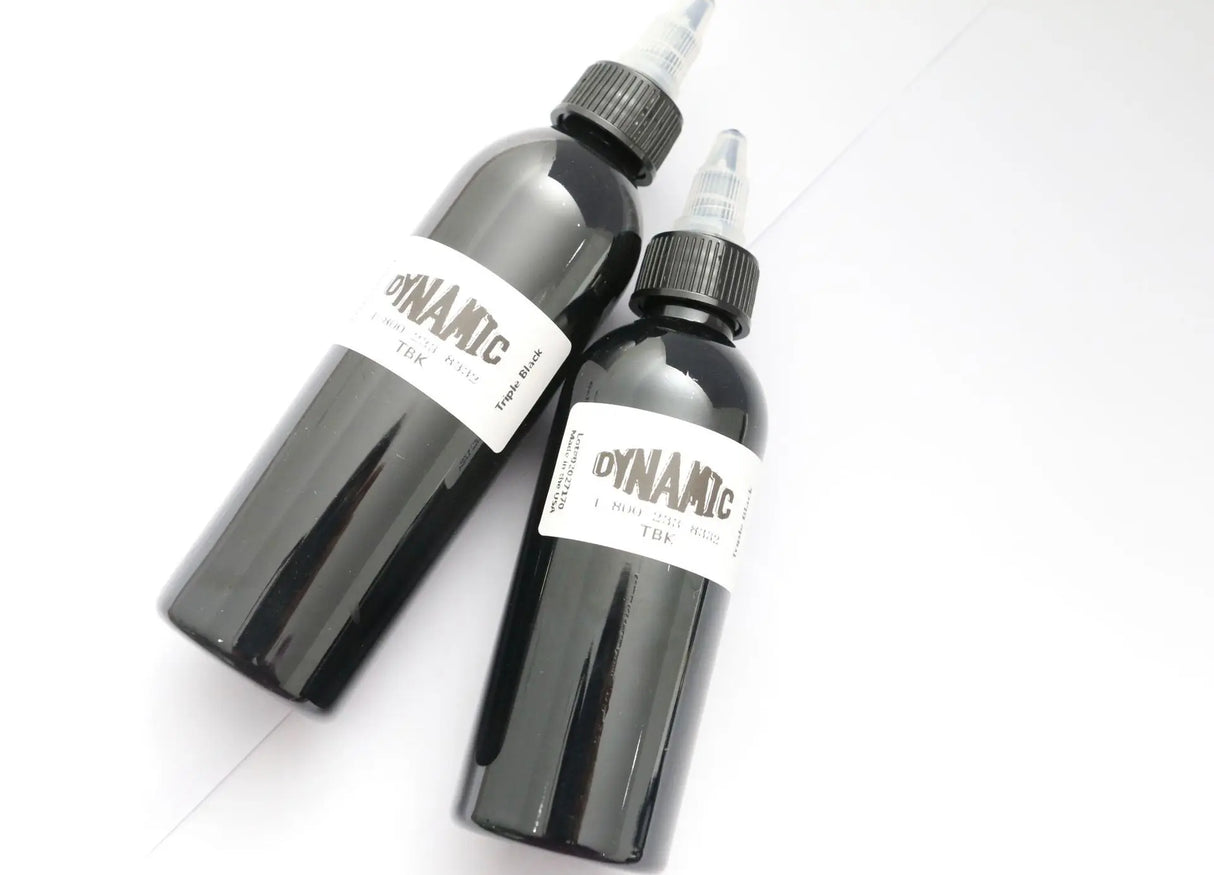 Quality Dynamic Triple Black Pigment Tattoo Ink 30ml 60ml 90ml 120ml Tattoo Ink Body Color Drawing Teng Black Tattoo Material