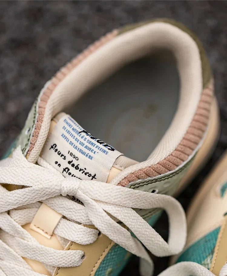 RASMEUP Van Gogh Almond Blossoms inspired Sneakers Casual Vintage Designer Women Footwear Artist's Painting Plus Size