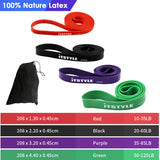 Resistance Bands for Fitness Rubber Pull Up, Yoga Crossfit Power Expander Hanging ,41" 208cm