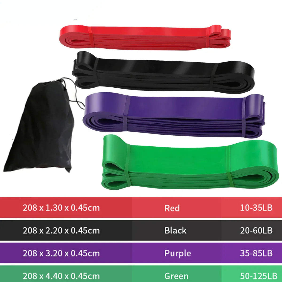 Resistance Bands for Fitness Rubber Pull Up, Yoga Crossfit Power Expander Hanging ,41" 208cm