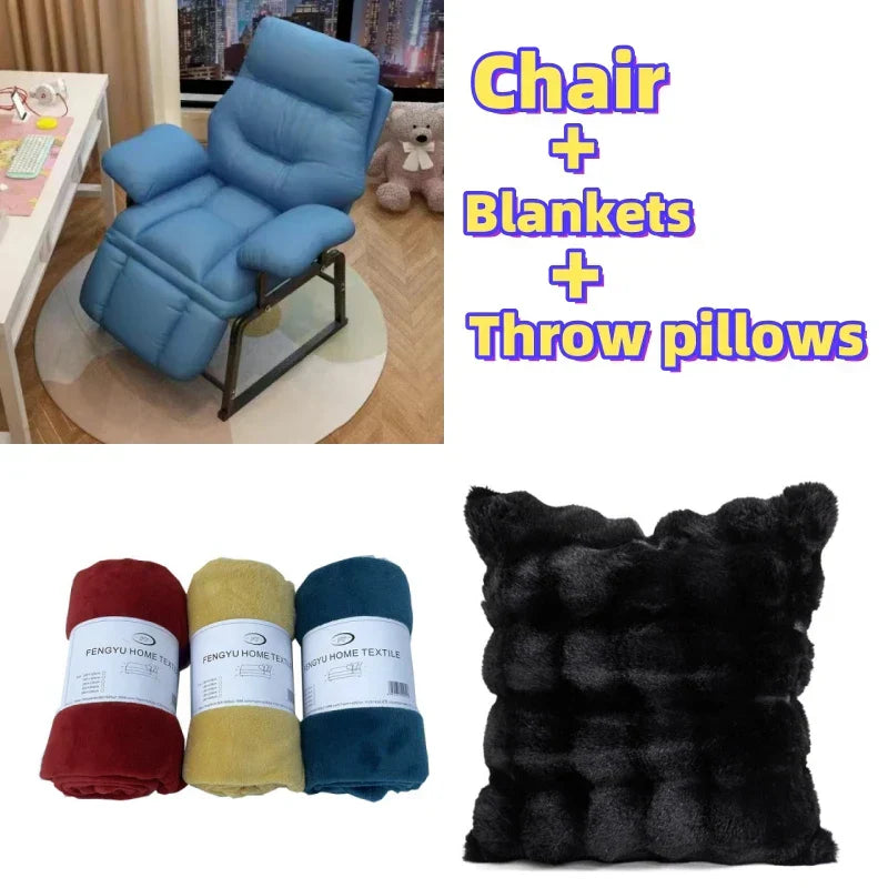 Russian Hot Products 2024 Latest Computer Chair Lazy Sofa Bed Chair Sleeping Dormitory Chair