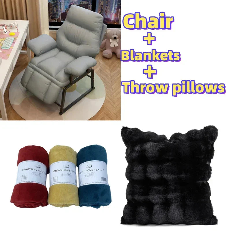 Russian Hot Products 2024 Latest Computer Chair Lazy Sofa Bed Chair Sleeping Dormitory Chair