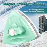Double Side Magnet Cleaner Brush Adjustable Magnetic Glass Window Cleaning Wiper For for High-Rise Double Glazing Cleaning Tools