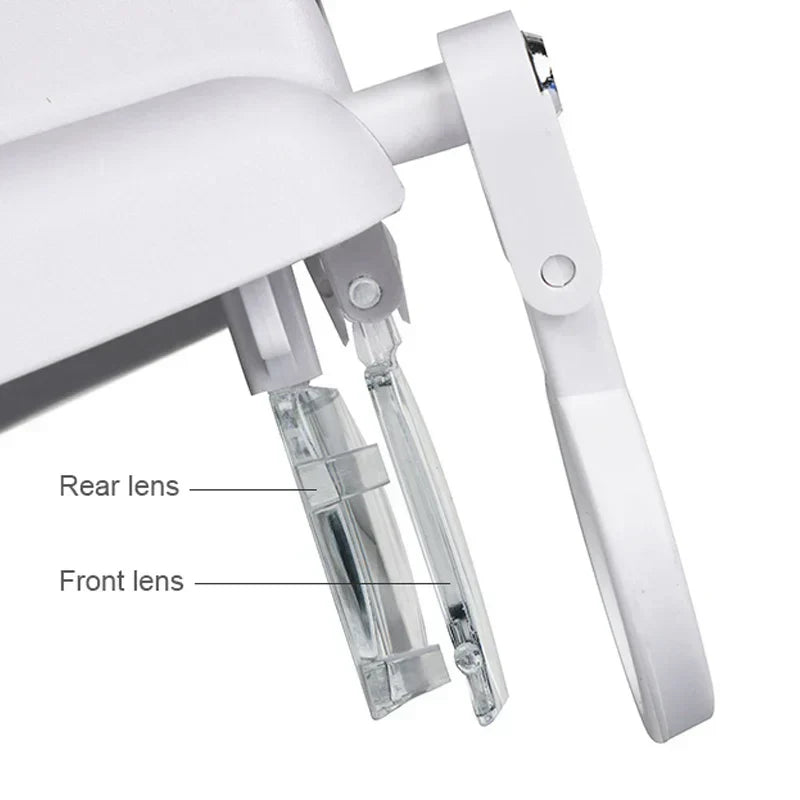 LED Headband Magnifier Hands Free Magnifying Glasses For Jewelry Loupe Watch Electronic Repair 1.5x2x2.5x3x3.5x8x Lens Loupe