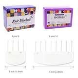 (Pack of 20) Knit Blockers Set Stainless Steel Knitting Blocking Mats and Pins with 2 Different Sizes for DIY Knit Crocheting Supplies