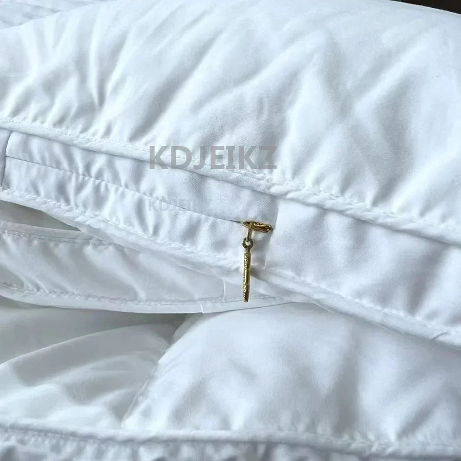 KDJEIKZ Winter Cotton Goose Down Quilt Five-Star Hotel Duvet Super Soft Fluffy Queen King Full Size Four Seasons Duvets Blanket