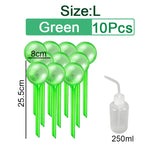 (Pack of 10) 3/6/ Automatic Plant Watering Bulbs Self Watering Globe Balls Water Device Drip Irrigation System for Garden Flower Plants