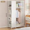 수납장 Clothes Toys Storage Locker,Home Dustproof Wardrobe,Dormitory Steel Frame Reinforced Combination Storage Rack,Simple Cabinet
