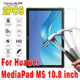 (Pack of 2) Tempered Glass Tablet Screen Protector for Huawei MediaPad 10.4 Pro 10.8 T3 T5 T8 T10 T10S M5 M6