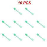 (Pack of 10) 1~ Soft Silicone Washing Brush Remover Face Exfoliating Pore Cleaner Brush Soft Nose Brush Pore Cleaner Skin Care Massager