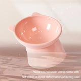 Pet Food Bowl Tilt High Bottom Cat Bowl Neck Protector Dog Feeding Water Feeder Feeding Watering Supplies Cats Products