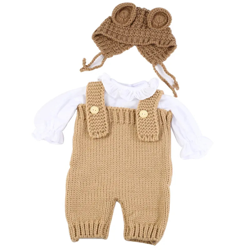 Doll Clothes for 55cm Dolls 22inch Doll's Clothing Sweater Dress Overall DIY Toy Dolls Outfit for Dolls Clothes Accessories