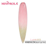 Miss Rola Synthetic 28Inch 100G 2023 New Hair Extension Yaki Straight Jumbo Braiding Hair Pre-Stretched Braid Kanekalon Hair