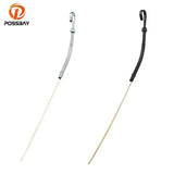 Car Chrome/Black Engine Dipstick Tube for Chevy 1957-1979 289 302 305 307 327 350 355 383 400 406 Engines Auto Components Parts