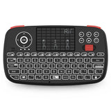 Rii i4 Mini BT Wireless Keyboard With Touchpad 2.4GHz Backlit Mouse Remote Control For Windows Android TV Box Smart TV