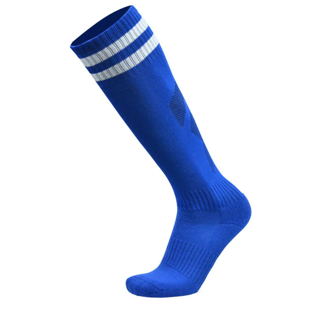 Kids Soccer Football Socks Stockings High Quality Long Tube Knee Cotton Legging Baseball Running Sport Boy Girl Children Socks