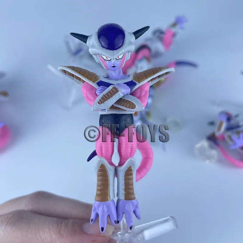 (Pack of 8) /Set Dragon Ball Z Frieza Figure Freezer Third Form Figurine PVC Action Figures Collection Model Toys Gifts
