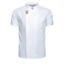 Chef Jacket for Men Women Short Sleeve Cook Shirt Bakery Restaurant Waiter Uniform Top Hotel Kitchen Clothes Catering Workwear