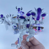 (Pack of 8) /Set Dragon Ball Z Frieza Figure Freezer Third Form Figurine PVC Action Figures Collection Model Toys Gifts