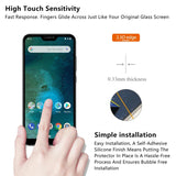 (Pack of 3) Tempered Glass for Xiaomi Mi 8 SE A2 Lite A1 Poco X3 NFC M3 F2 Pro Screen Protector for Xiaomi Mi 10T Pro 10 Lite 9 SE 9T
