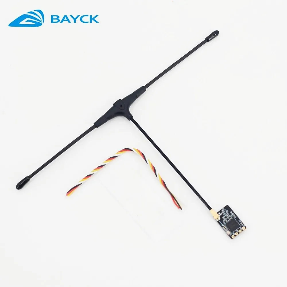 BAYCK ELRS 915MHz / 2.4GHz NANO ExpressLRS Receiver with T type Antenna Support Wifi upgrade for RC FPV Traversing Drones Parts
