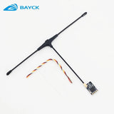 BAYCK ELRS 915MHz / 2.4GHz NANO ExpressLRS Receiver with T type Antenna Support Wifi upgrade for RC FPV Traversing Drones Parts