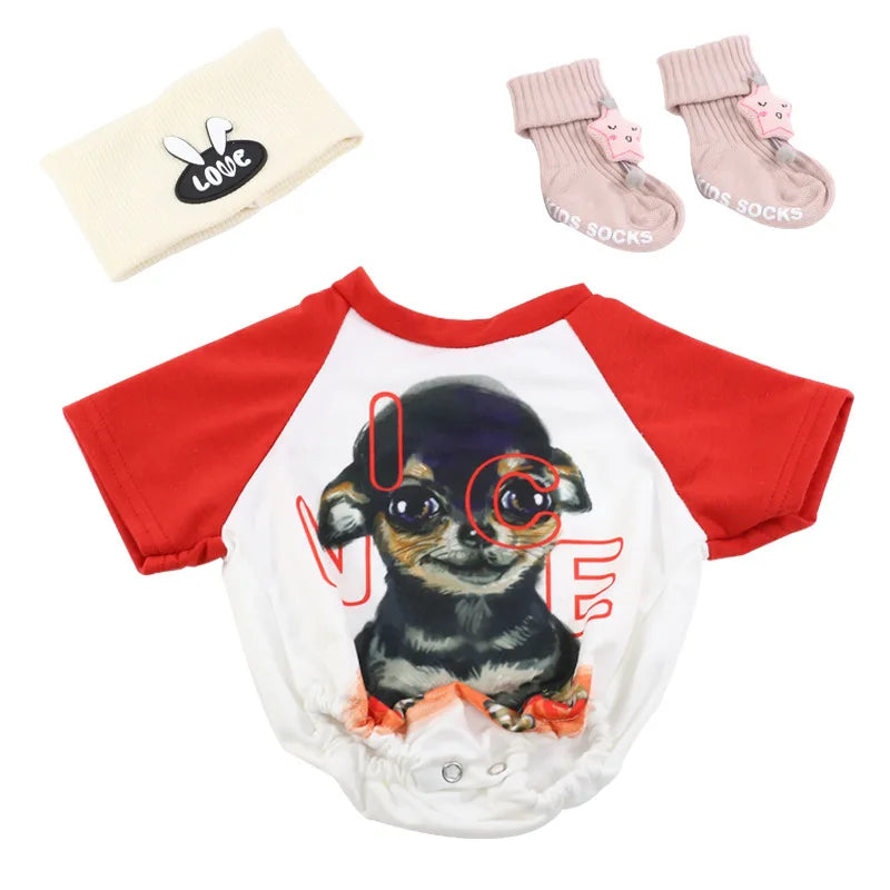 Doll Clothes for 55cm Dolls 22inch Doll's Clothing Sweater Dress Overall DIY Toy Dolls Outfit for Dolls Clothes Accessories