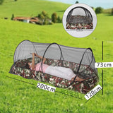 Camping Mosquito Net Tarp Tents Waterproof Travel Folding Portable for Trips Outdoor Garden Single-door Dormitory Anti-mosquito.