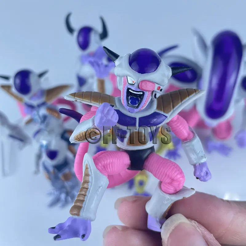 (Pack of 8) /Set Dragon Ball Z Frieza Figure Freezer Third Form Figurine PVC Action Figures Collection Model Toys Gifts