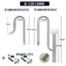 Aquarium 12/16mm stainless steel lily tube, inlet and outlet water circulation filter accessory equipment with surface separator
