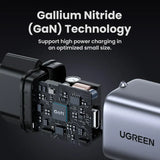 UGREEN GaN 30W Fast Charger for iPhone 15 14 13 PD3.0 Charger for iPad Pro samsung Xiaomi Type C Mobile Phone Charger
