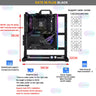 EATX Gamers Cabinet MOD Large Open PC Case Frame Rack Aluminum Creative DIY Desktop Gaming Computer Chassis Water Cooling