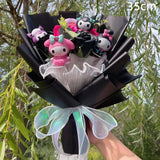 Kawaii Hello Kitty Cat Plush Dolls Rose Soap Flowers Bouquet Christmas Valentine's Day Birthday Graduation Gifts