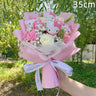 Kawaii Hello Kitty Cat Plush Dolls Rose Soap Flowers Bouquet Christmas Valentine's Day Birthday Graduation Gifts
