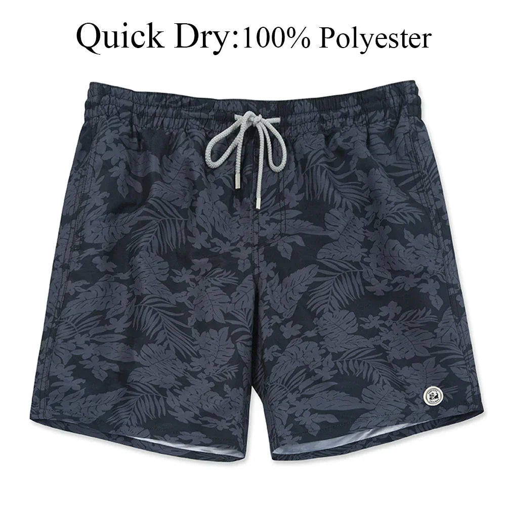 SURFCUZ Mens Swim Shorts Quick Dry Beach Board Shorts with Mesh Lining and Pockets Summer Surfing Swim Trunks Swimwear for Men