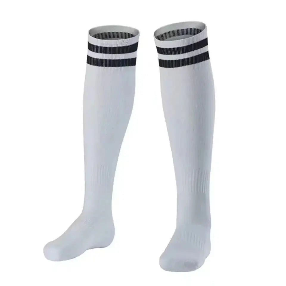 2 Pair Men Children Socks Autumn Winter Solid Color Long Black Student Stockings