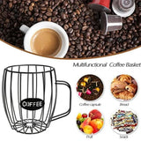 Desktop Coffee Capsule Holder for Nespresso Accesorios Durability Coffee Pods Organizer for Home Kitchen Bar Coffeeware Teaware