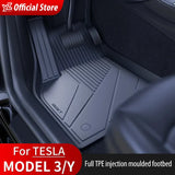 YZ For Tesla Floor Mats Model 3 Y 2021-2023 Car Four Seasons Waterproof Non-slip Floor Mat NEW TPE Special Car Accessories