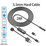 USB Endoscope Type C Borescope for OTG Android Smartphone PC Cars Camera 5.5 mm Inspection Snake Camera micro 3in1 1M 2M APP Cam