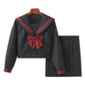 White Schoolgirl Uniform Japanese Class Navy Sailor School Uniforms Students Clothes For Girls Anime COS Sailor JK Navy Suit