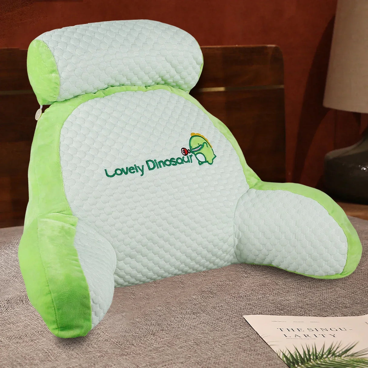 All Season Reading Pillow Comfortable Soft Detachable Lumbar Support Cushions Office Sofa for Chair Bed Backrest with Headrest